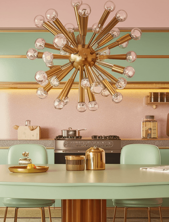10 Ideen für eine Retro-Küche: Von Pastelltönen bis Avocado-Grün