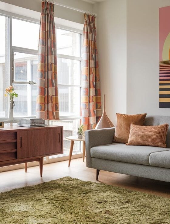 Der Retro-Stil der 70er Jahre: Ein Blick auf das perfekte Wohnzimmer