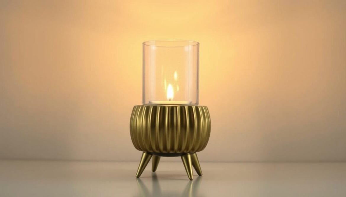 DIY-Teelichthalter im 50er-Jahre-Design