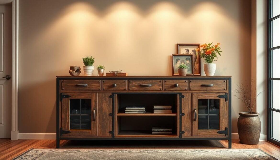 Industrial-Stil Sideboard