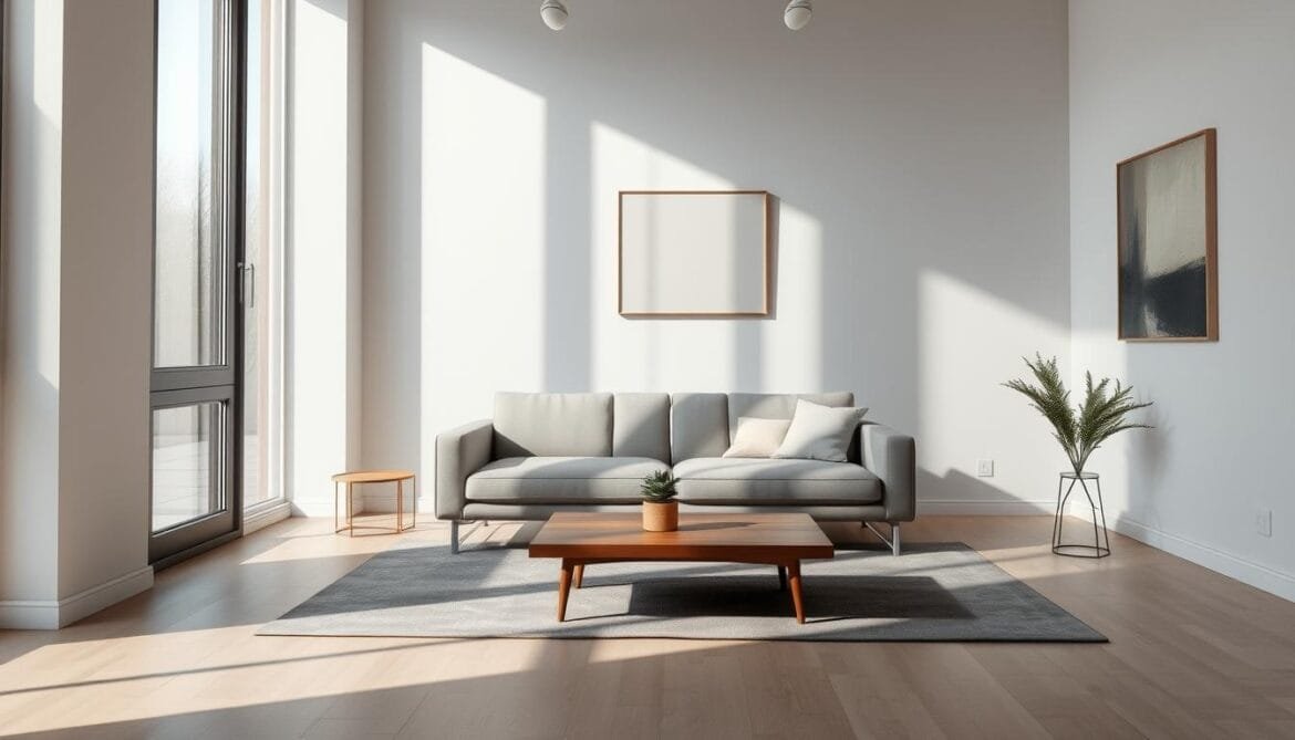 Minimalismus in der Dekoration