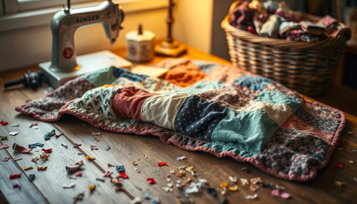 Patchwork-Decke nähen
